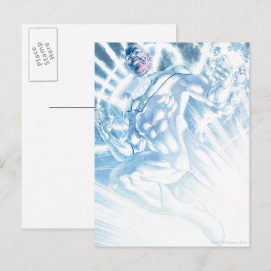 White Lantern Corps - Kleur Briefkaart (Voorkant / Achterkant)