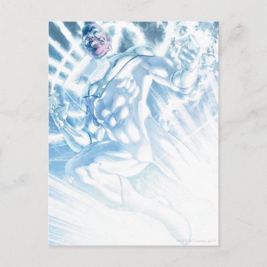 White Lantern Corps - Kleur Briefkaart (Voorkant)