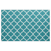 White lattice Moroccan quatrefoil tegel model Stof (Fat Quarter)