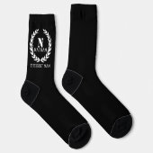 White Laurel Wreath Socks Sokken (Rechts)