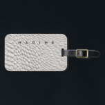 White leather  texture bagagelabel<br><div class="desc">white leather texture repeating pattern</div>