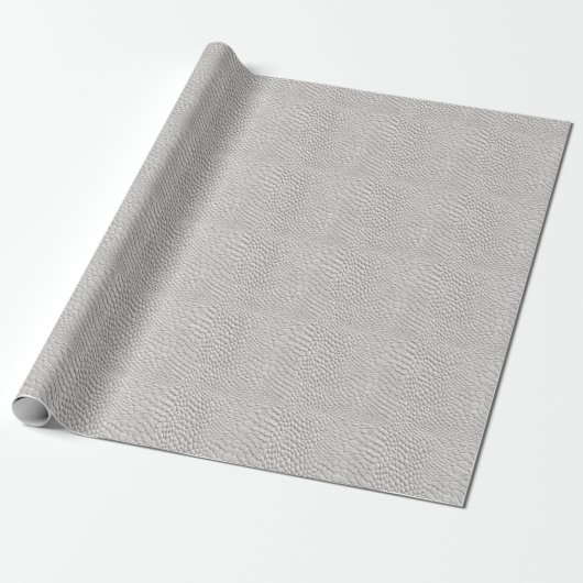 White leather  texture cadeaupapier (Uitgerold)