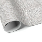 White leather  texture cadeaupapier (Rol Hoek)