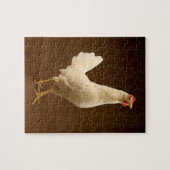 White Leghorn Chicken Legpuzzel (Horizontaal)