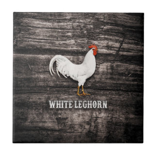 White Leghorn Chicken Tegeltje