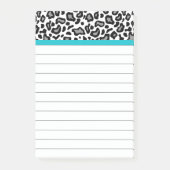 White Leopard Kantoor Teacher's Post It Notes Gift (Voorkant)
