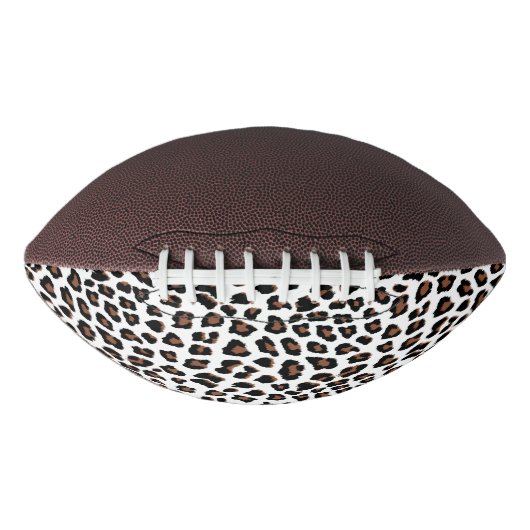 White leopard Print American Football (Voorkant)