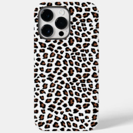 White leopard Print Case-Mate iPhone 14 Pro Max Hoesje