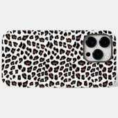 White leopard Print Case-Mate iPhone Case (Achterkant (horizontaal))