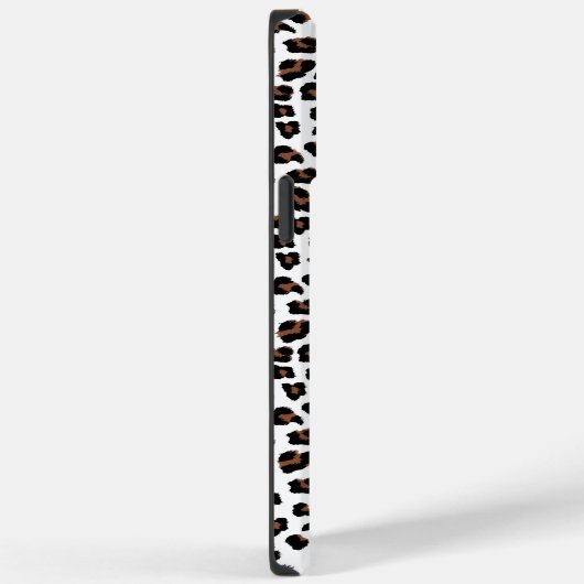 White leopard Print Case-Mate iPhone Case (Achterkant / Rechts)