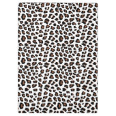 White leopard Print Klembord (Achterkant)