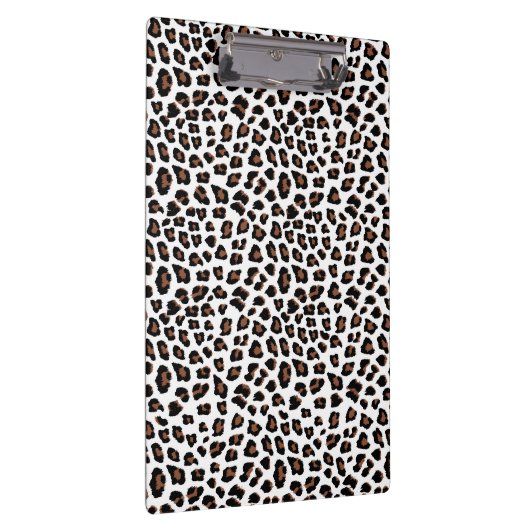 White leopard Print Klembord (Rechts)