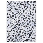 White leopard Print Klembord (Achterkant)