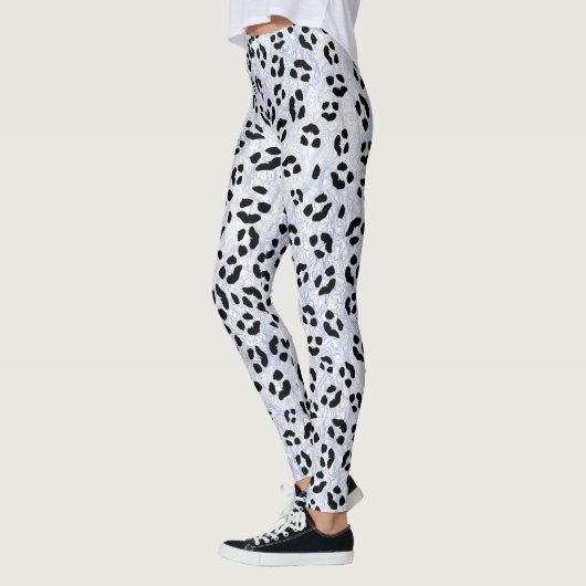 White leopard Print Leggings (Links)