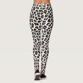 White leopard Print Leggings (Achterkant)