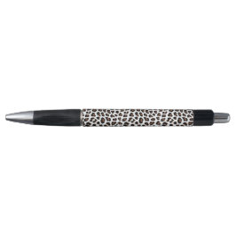 White leopard Print Pen