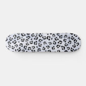 White leopard Print Persoonlijk Skateboard (Horizontaal)