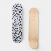 White leopard Print Persoonlijk Skateboard (Voorkant)
