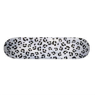 White leopard Print Persoonlijk Skateboard