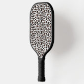 White leopard Print Pickleball Paddle (Links)