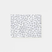 White leopard Print Post-it® Notes (Voorkant)