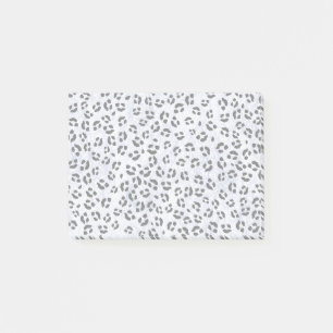 White leopard Print Post-it® Notes
