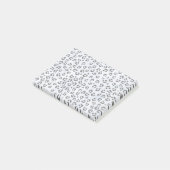 White leopard Print Post-it® Notes (Schuin)