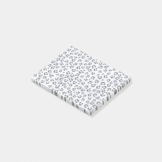 White leopard Print Post-it® Notes (Schuin)