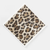 White Leopard Print Safari Party Supplies ID1157 Servet (Hoek)