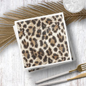 White Leopard Print Safari Party Supplies ID1157 Servet