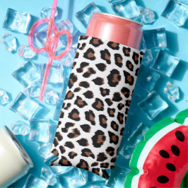 White leopard Print Seltzer Blikjeskoeler
