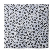 White leopard Print Tegeltje (Voorkant)