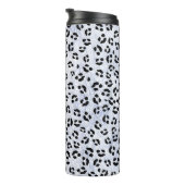 White leopard Print Thermosbeker (Geroteerd rechts)