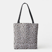 White leopard Print Tote Bag (Achterkant)