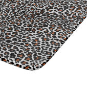 White Leopard Skin Print Cutting Board Snijplank (Hoek)