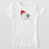 White letter c christmas gift  t-shirt (Laagn)