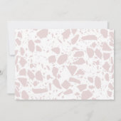 White Lettering Gold Foil Script Save the Date (Achterkant)