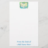 White Light Angel Stationery Briefpapier (Voorkant)