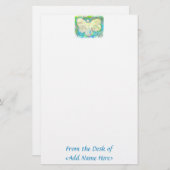 White Light Angel Stationery Briefpapier (Voorkant / Achterkant)