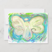 White Light Angel-uitnodiging Kaart (Voorkant)