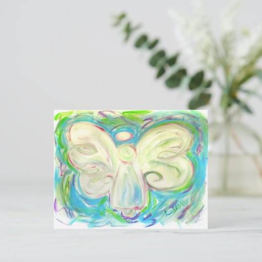 White Light Angel-uitnodiging Kaart (Staand voorkant)