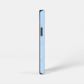 White & light blue Daisy Pattern iPhone Hoesje (Rechterkant)