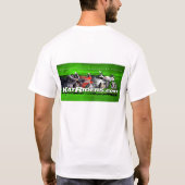 White/Light Green KR Logo T-shirt (Achterkant)