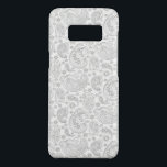 White & Light Grey  Paisley Pattern Case-Mate Samsung Galaxy S8 Hoesje<br><div class="desc">Wit en lichtgrijs  paisleypatroon. Het ontwerp is beschikbaar op andere producten.</div>