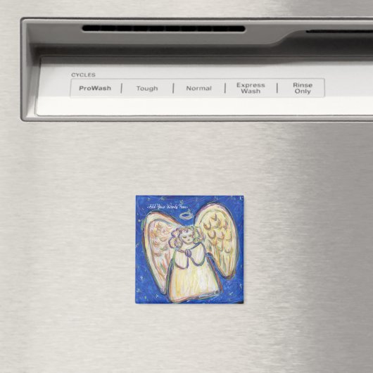 White Light Guardian Angel - Aangepaste magneten (Insitu (Vaatwasser))