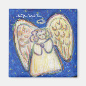 White Light Guardian Angel - Aangepaste magneten (Voorkant)