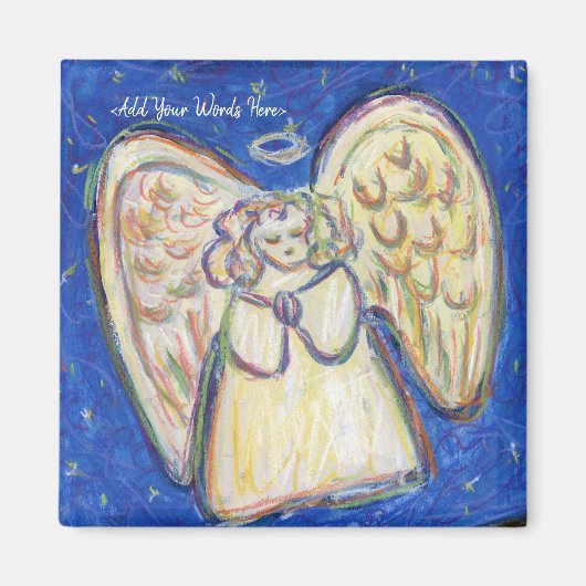 White Light Guardian Angel - Aangepaste magneten (Voorkant)