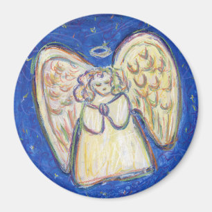 White Light Guardian Angel Art Custom Magnets Magneet