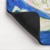 White Light Guardian Angel Art Muismatten (Hoek)