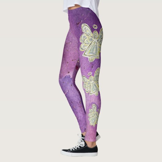 White Light Guardian Angel Spirit Art Leggings (Links)